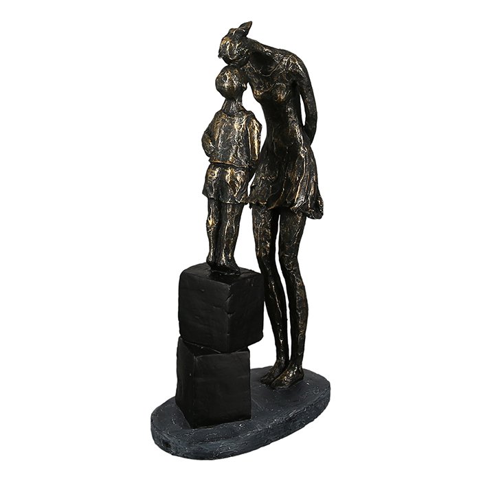 Poly Skulptur "Moeder en kind"