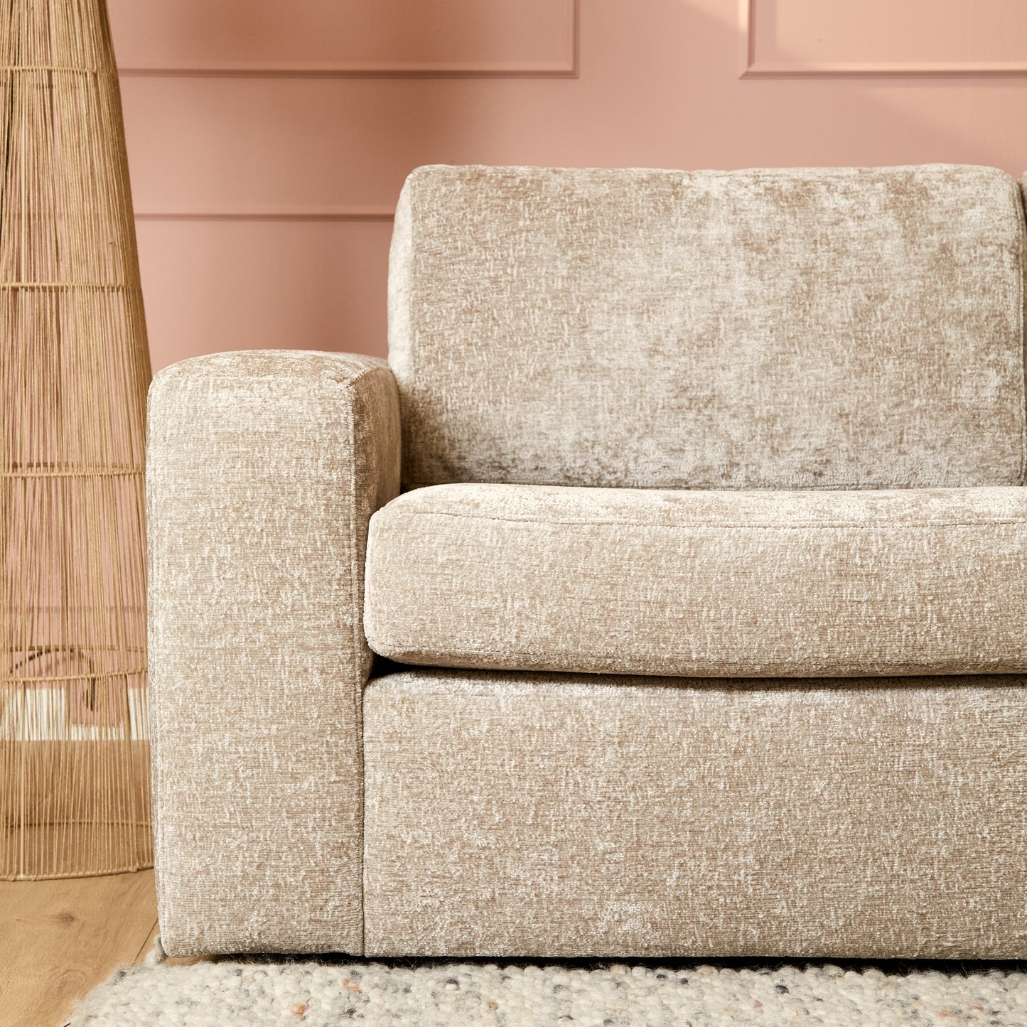 Hoekbank Mara | Beige | Open Eiland Links + 2,5 zits