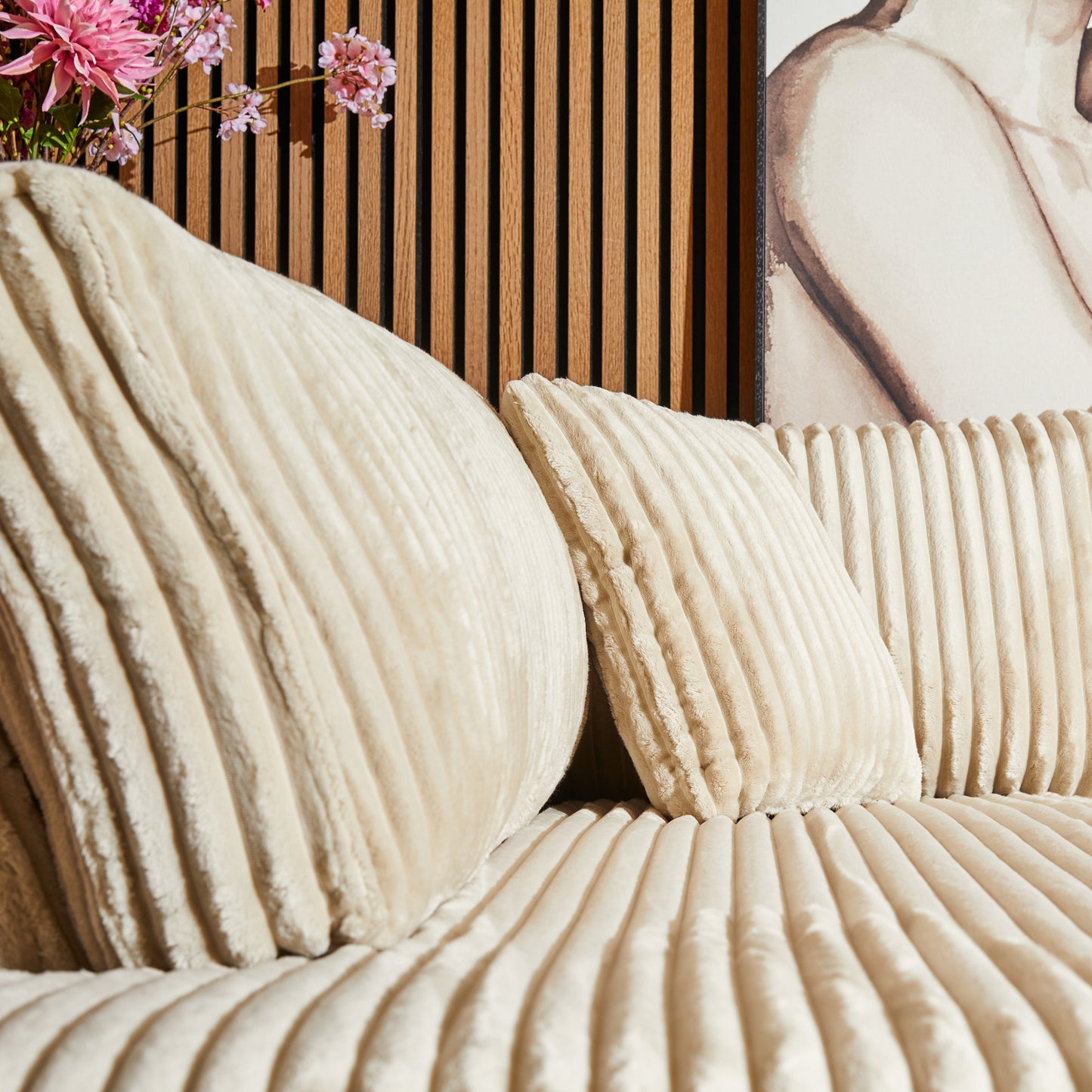 Hoekbank Mara Teddy | 2,5 zits + Open Eiland Rechts