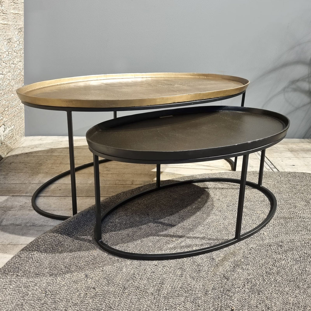 Antique Brass & Bronze Coffee Table 106