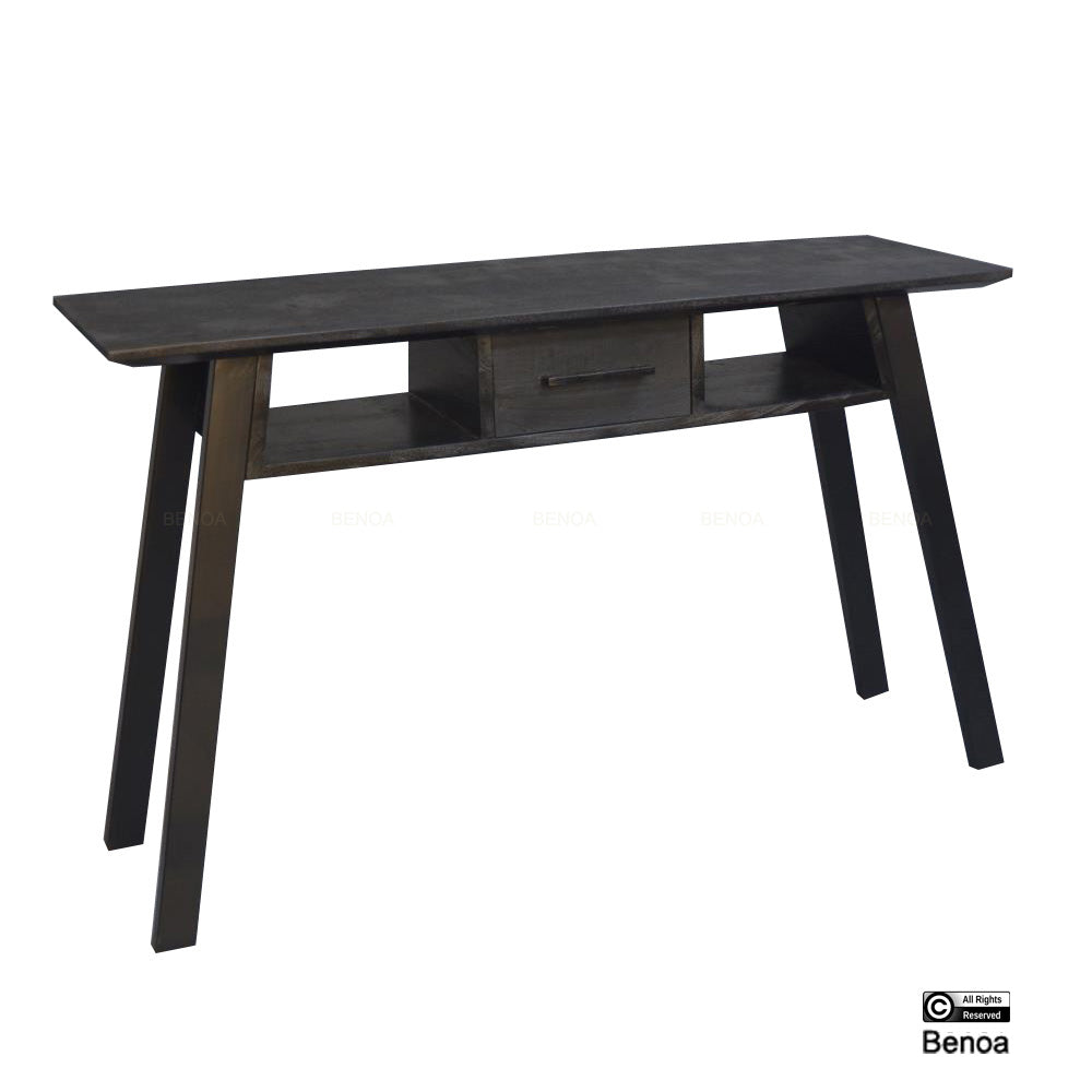 Berlin 1 Drawer Console Table Black 120