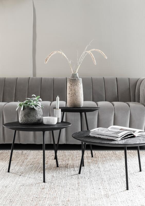 Coffee table Jupiter medium BLACK