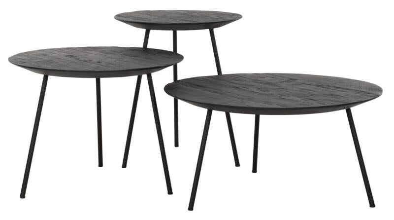 Coffee table Jupiter medium BLACK