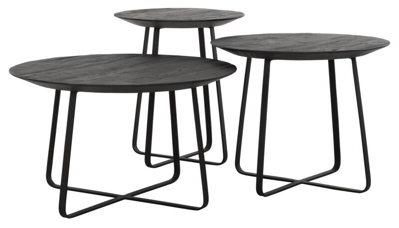 Coffee table Neptunes small BLACK