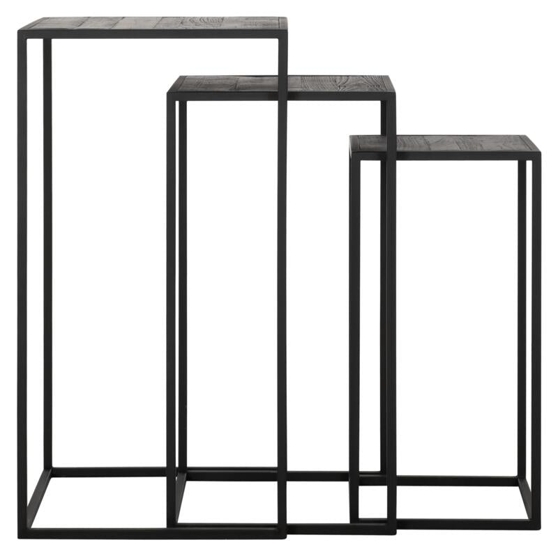 Columns Sirius BLACK, set of 3