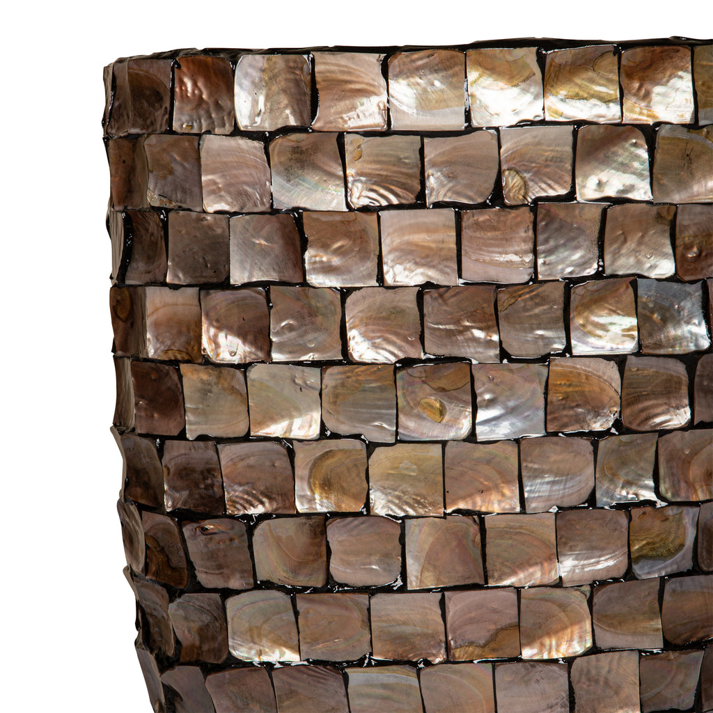 PTMD Daven Poly Shell Pot - Brons