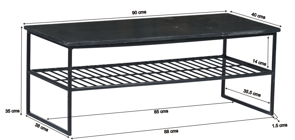 Dian Marble Black Black 90cm