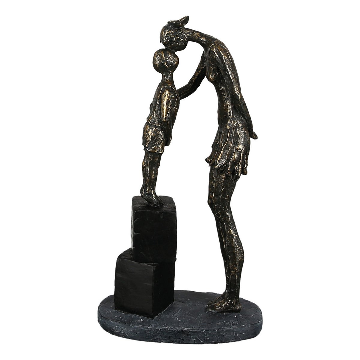 Poly Skulptur "Moeder en kind"