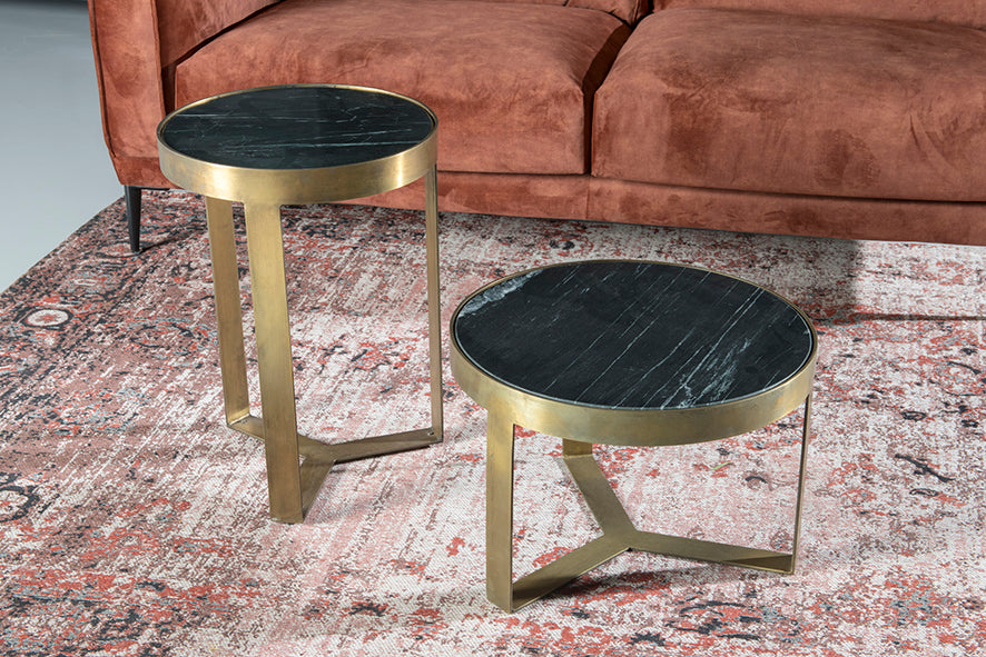 Glennis Marble Black Gold 40 cm