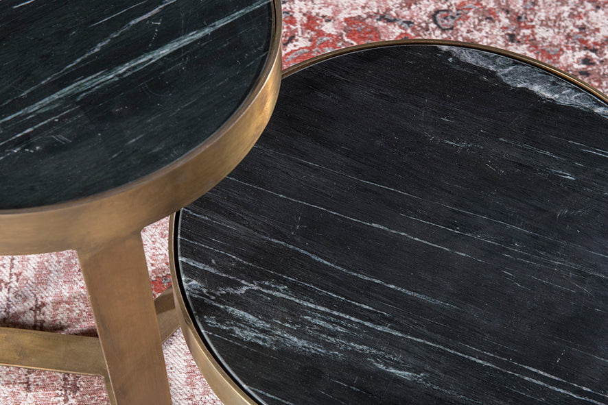 Glennis Marble Black Gold 40 cm