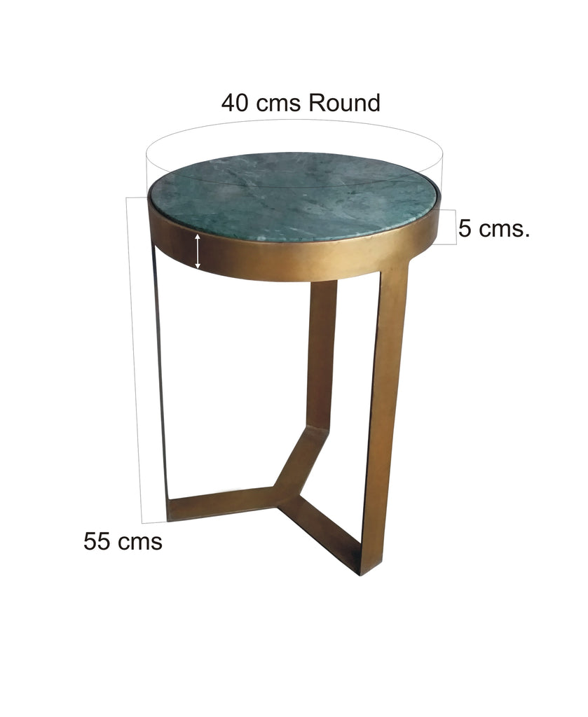 Glennis Marble Black Gold 40 cm