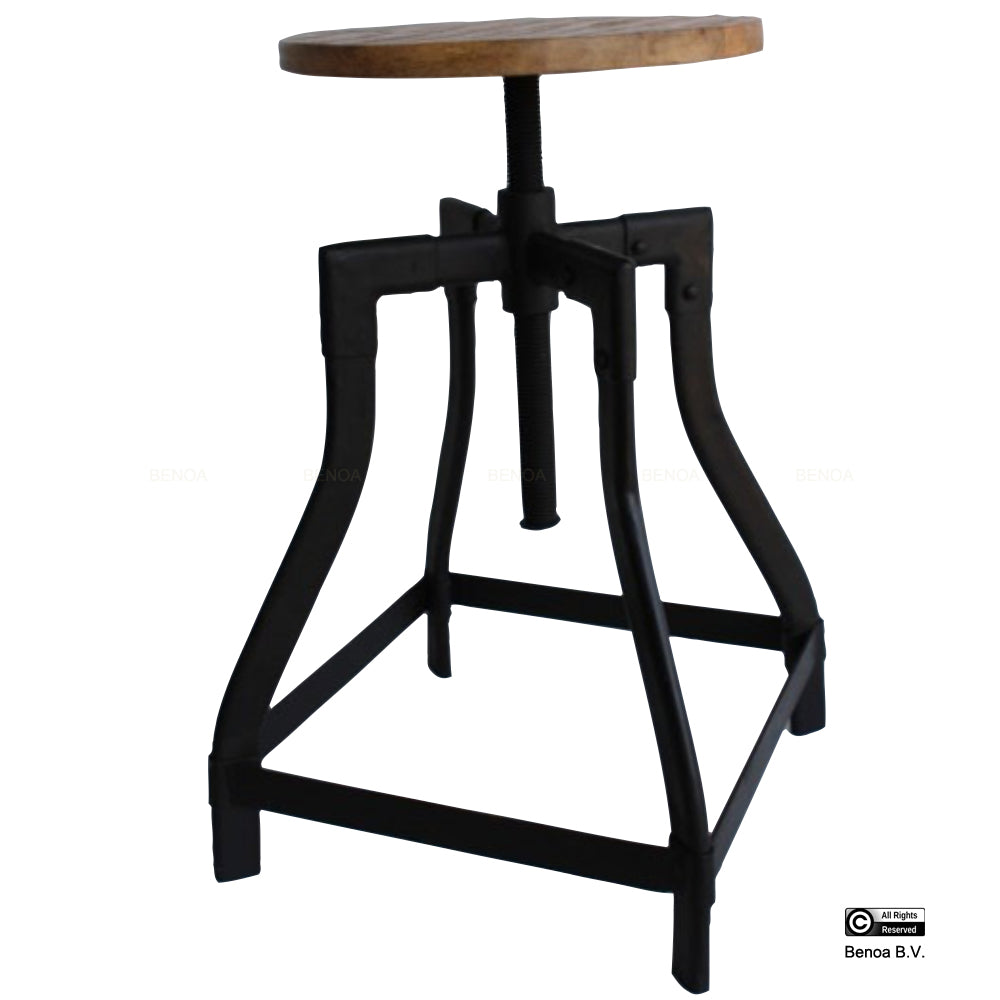 Iron Revolving Stool 35