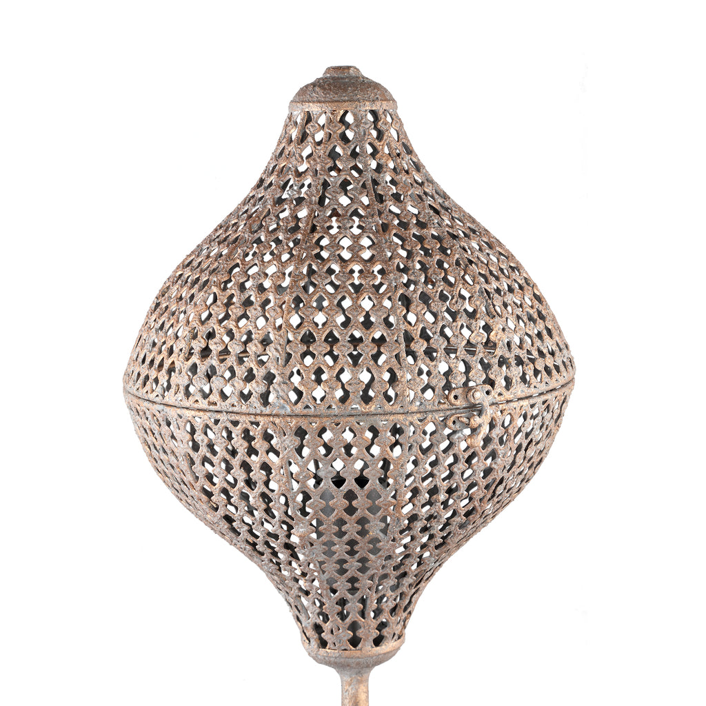 Jolene Copper metal floorlamp lemon shape