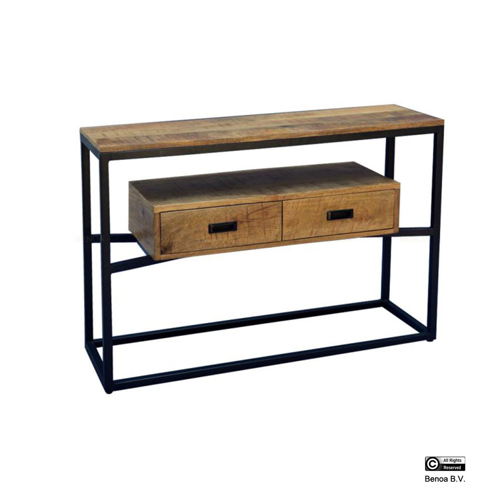 Len 2 Drawer Console Table 110