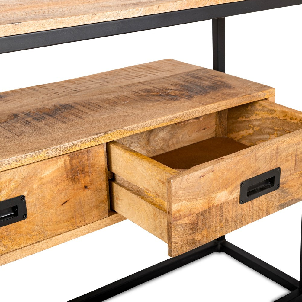 Len 3 Drawer Console Table 140