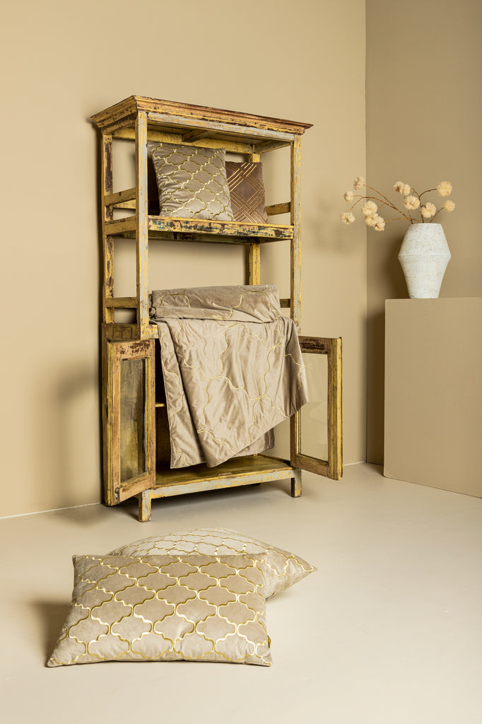 Sierkussen Lizze – Vierkant – Beige