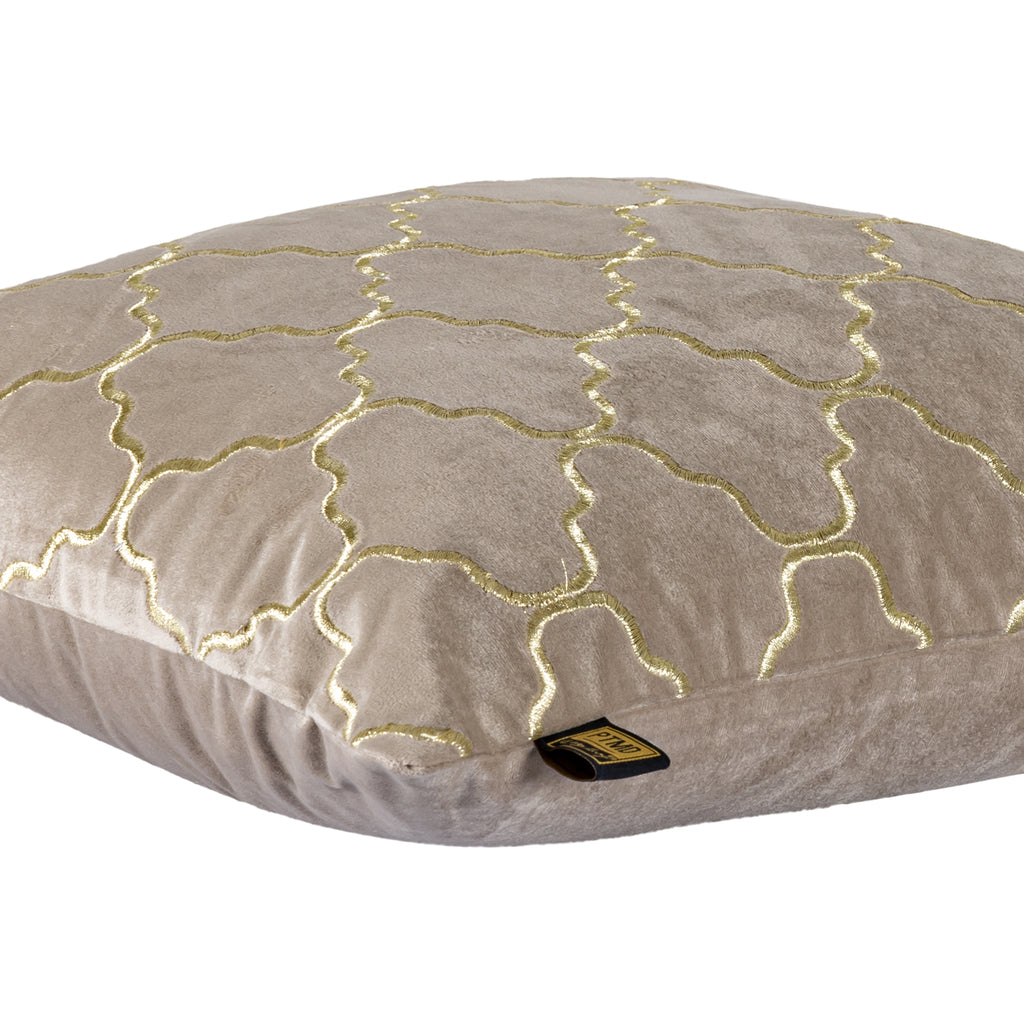 Sierkussen Lizze – Vierkant – Beige