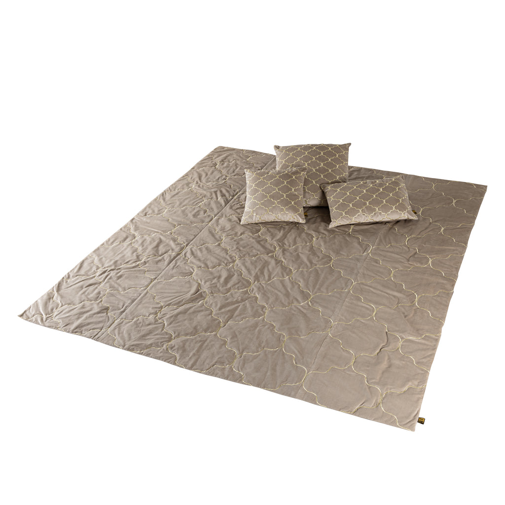 Sierkussen Lizze – Vierkant – Beige