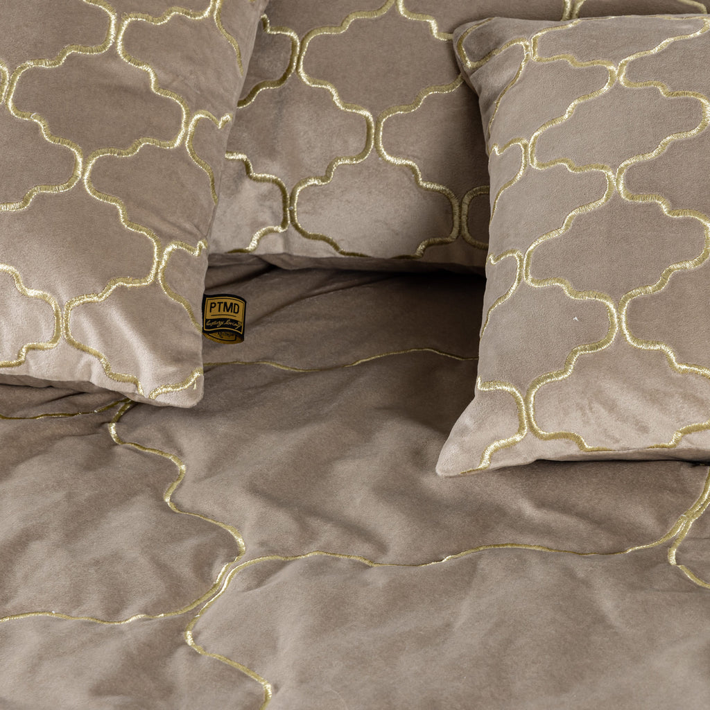 Sierkussen Lizze – Vierkant – Beige