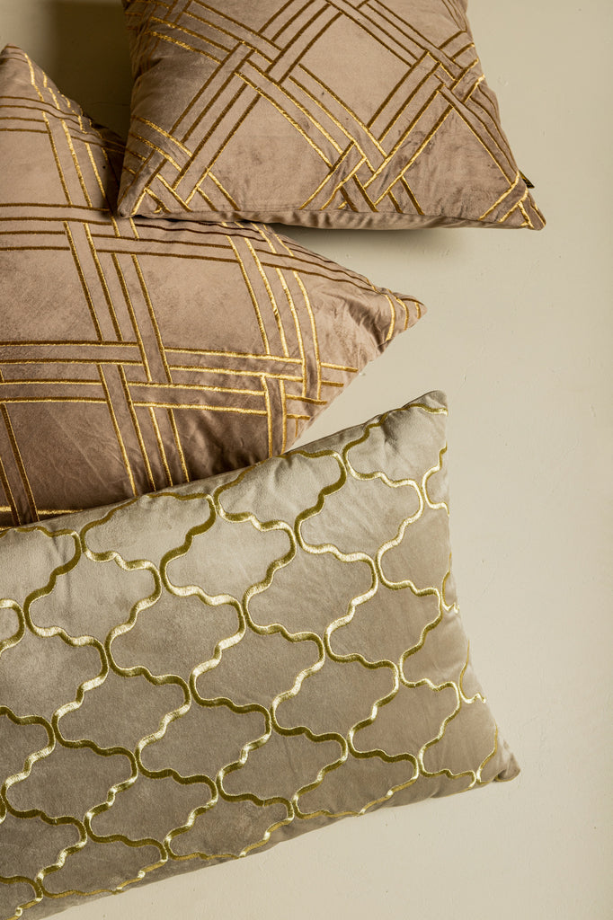 Sierkussen Lizze – Vierkant – Beige