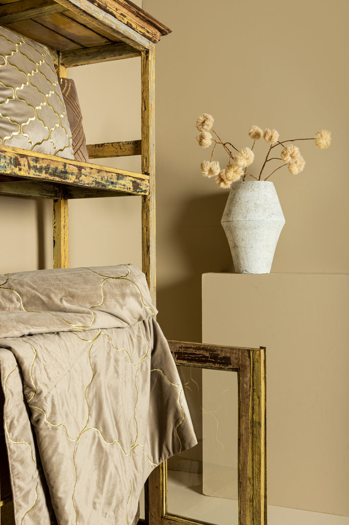 Sierkussen Lizze – Vierkant – Beige
