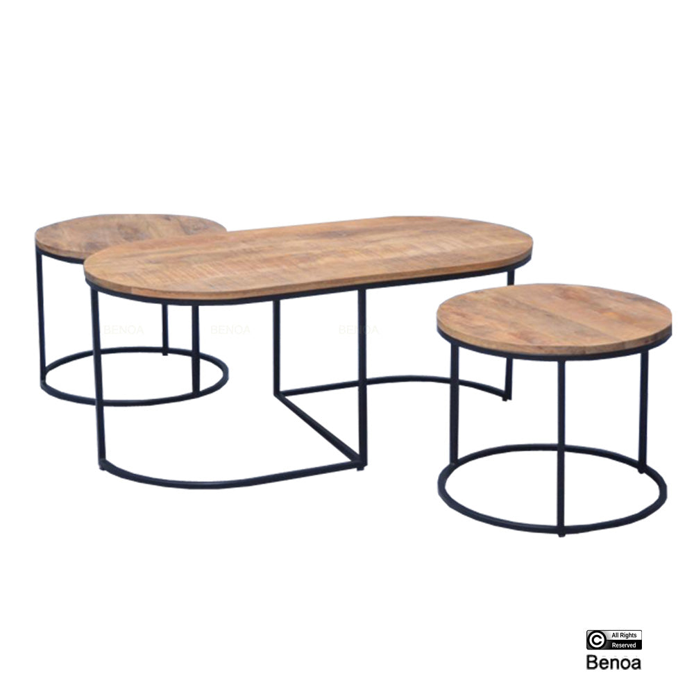 Oval Coffee Table Set Of 3