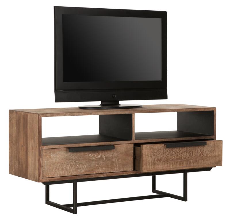 TV stand Odeon No.1, 2 drawers, 2 open racks