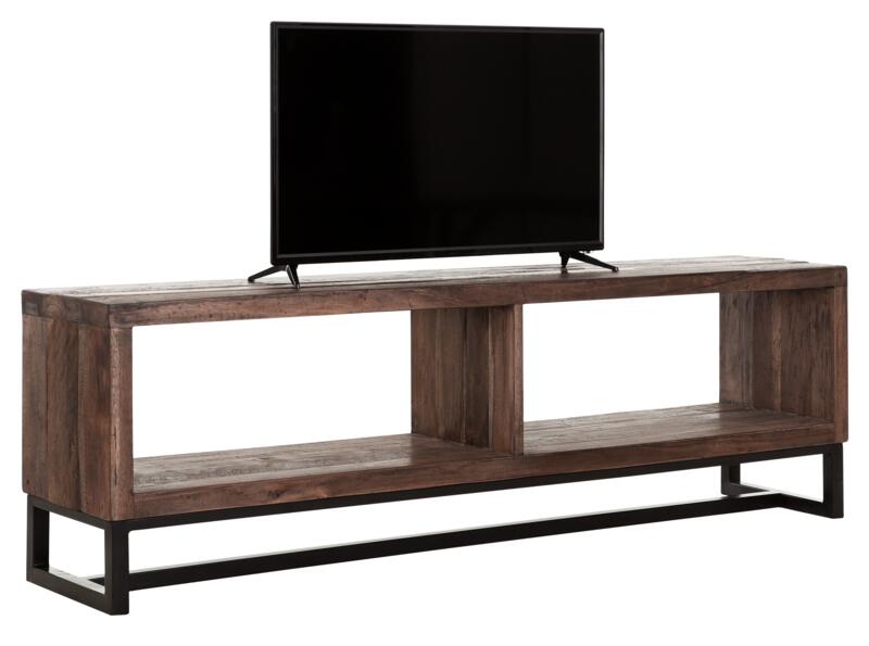 TV stand Timber medium, 2 open racks