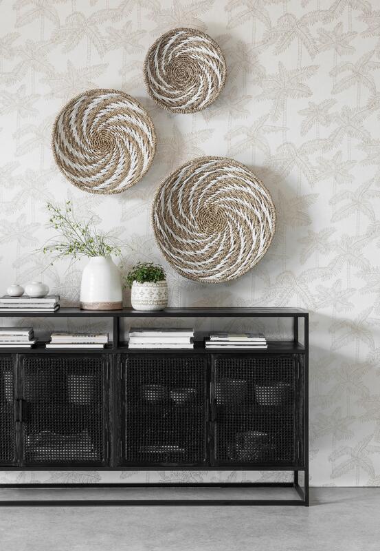 Wall panel Whirl WHITE, set of 3