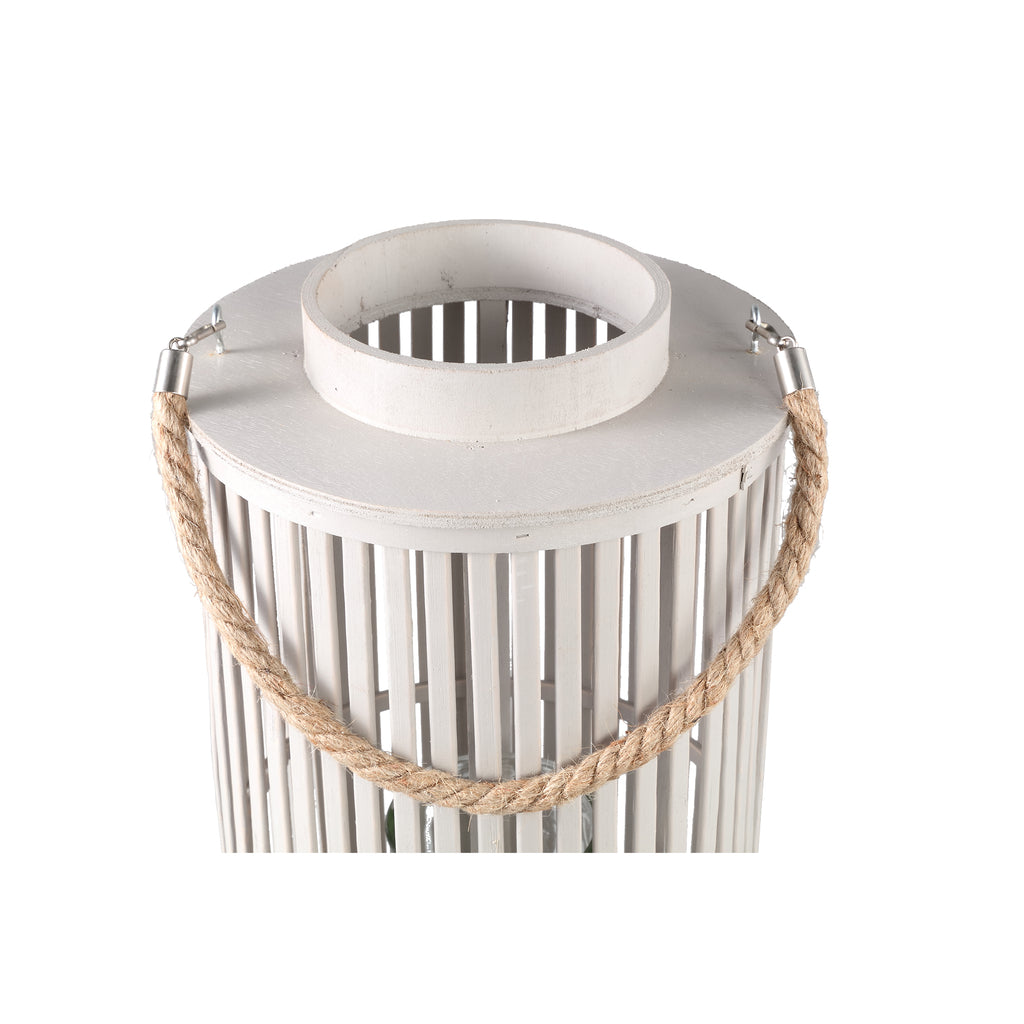 Zafria Cream Bamboo Lantaarn – Rond en Sfeervol