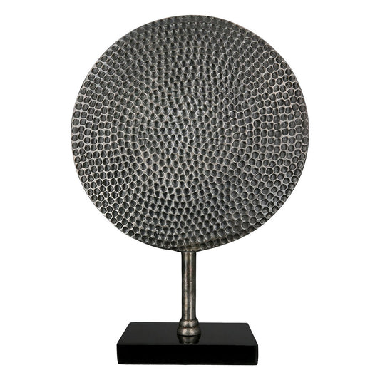 Aluminium sculptuur "Rond" antiek
