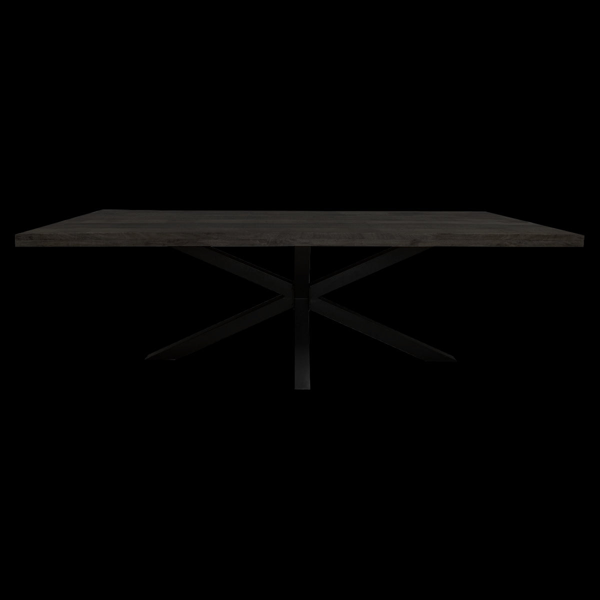 Eetkamertafel Denver Black | Rechthoek | 160 cm