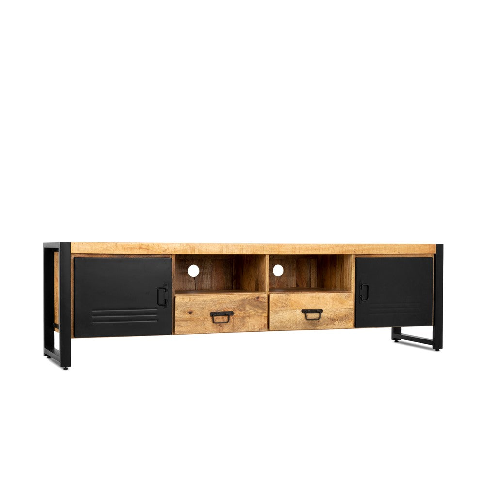 Bas 2 Door 2 Drawer TV Cabinet 200