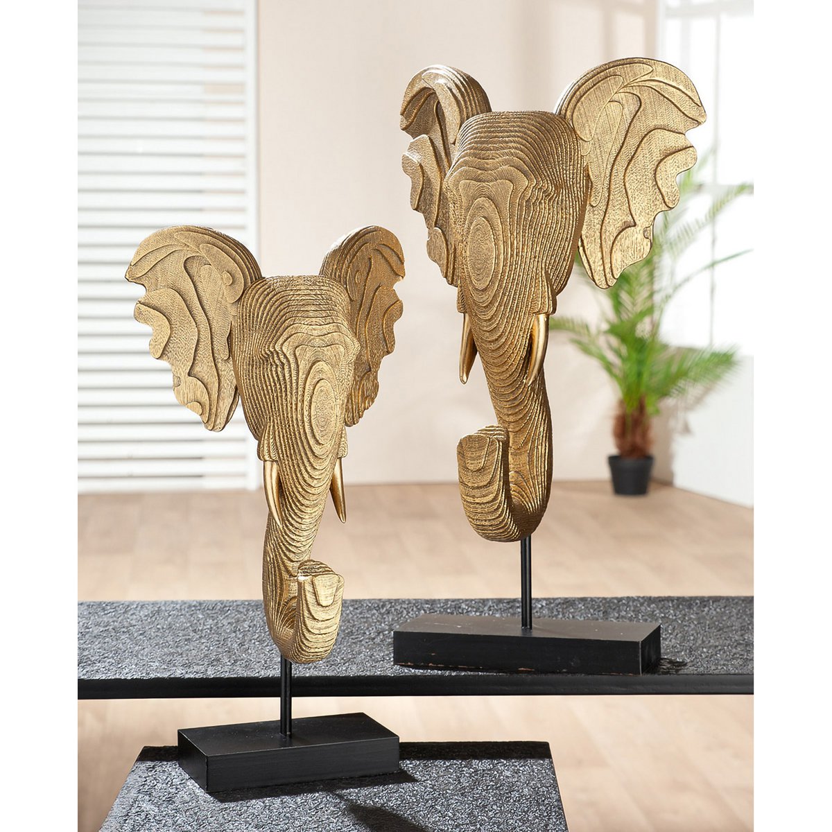 Sculptuur Olifant Olifant H.46 cm