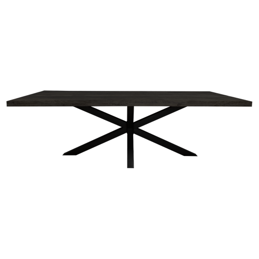 Eetkamertafel Denver Black | Rechthoek | 160 cm