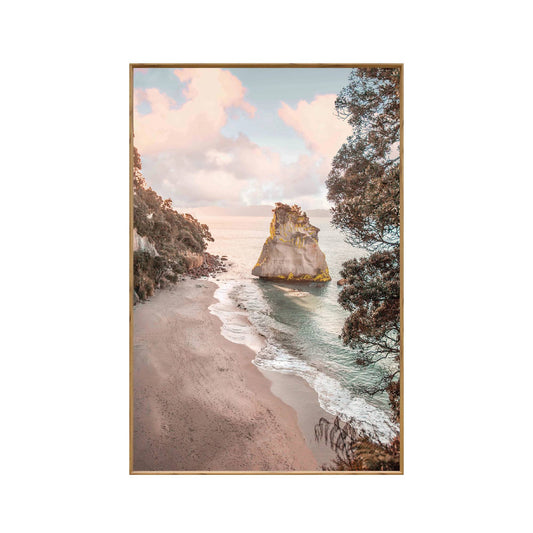 Glass Art wall picture rock