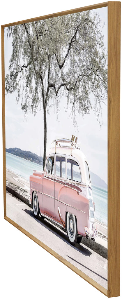 PTMD Wandpaneel Travel - 120x3x80 cm - Glas - Multi