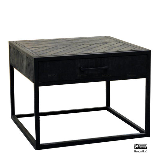 Jax 1 Drawer Coffee Table Black 60