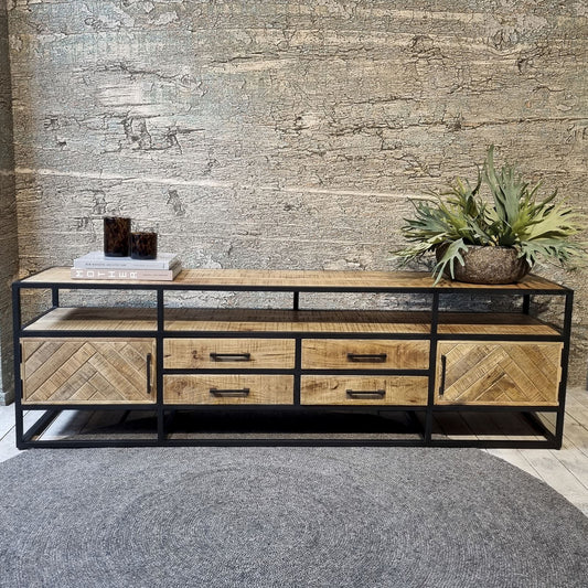 Jax 2 Door 4 Drawer TV Cabinet 200