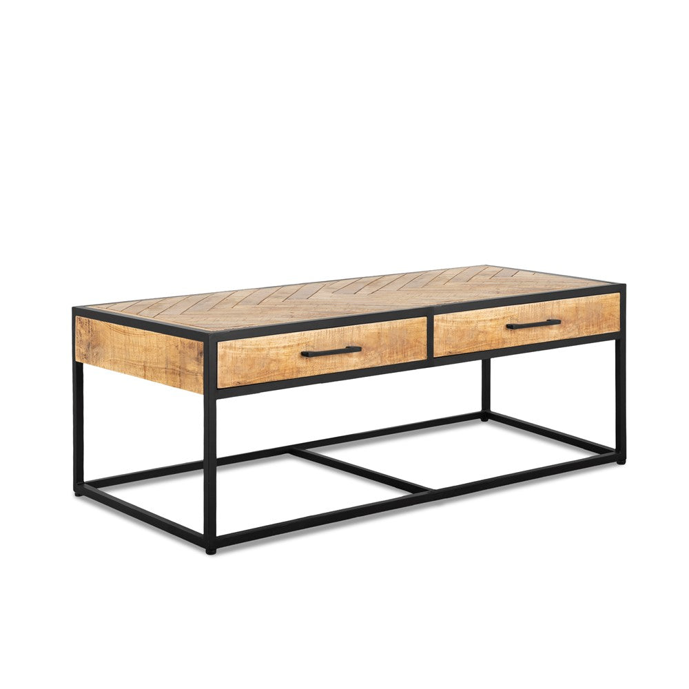 Jax 2 Drawer Coffee Table 120