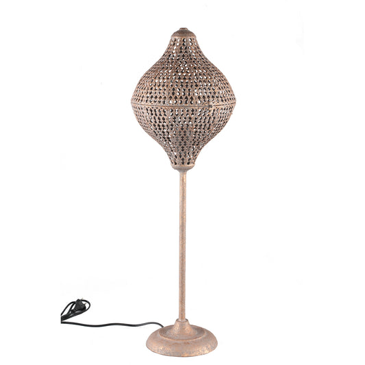 Jolene Copper metal floorlamp lemon shape