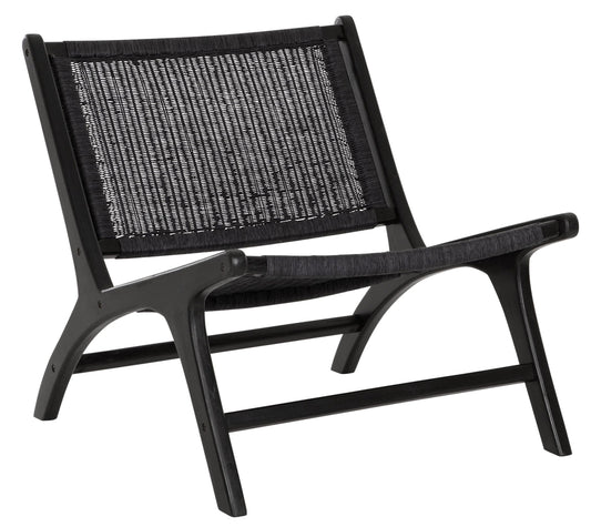 Lounge chair Lazy Loom Black